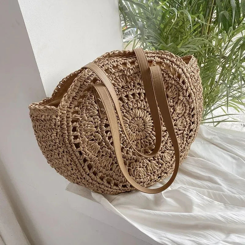 Crossbody Bag & Shoulder Bag, Straw Bag