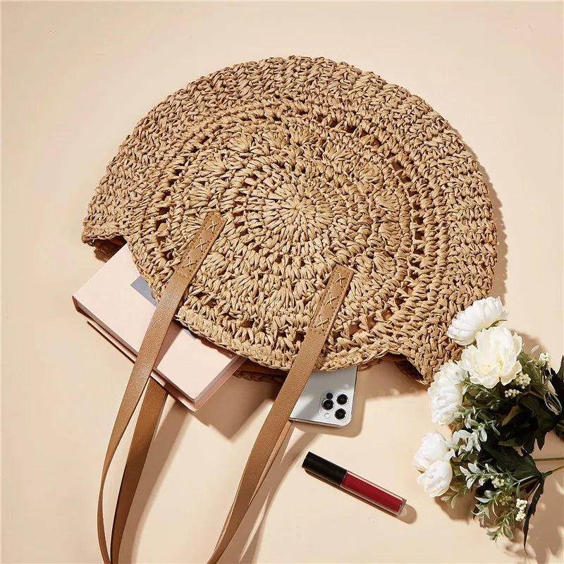 Crossbody Bag & Shoulder Bag, Straw Bag